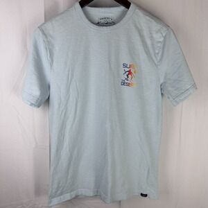 Faherty T Shirt‎ Mens Small Blue Surf The Desert Scottsdale, AZ Casual Soft